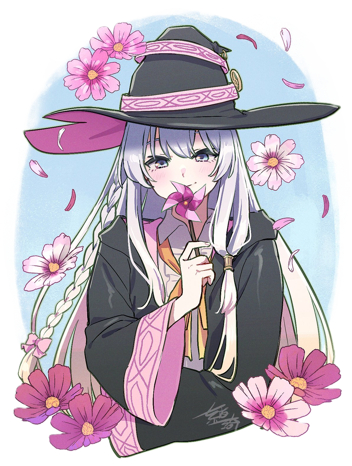 an Image of Elaina from Majo no Tabitabi by Itsuki Nanao